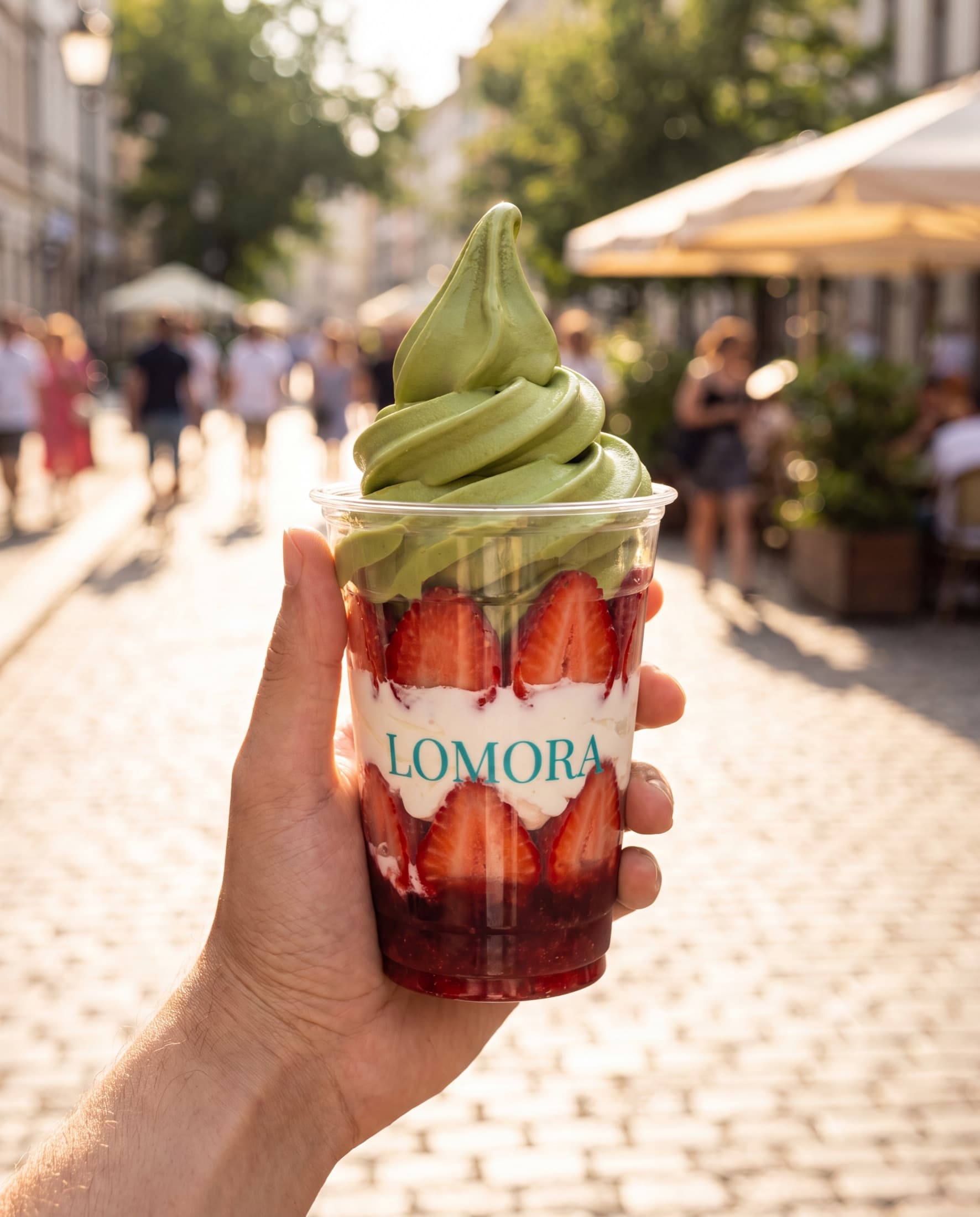 LOMORA Matcha Soft Serve